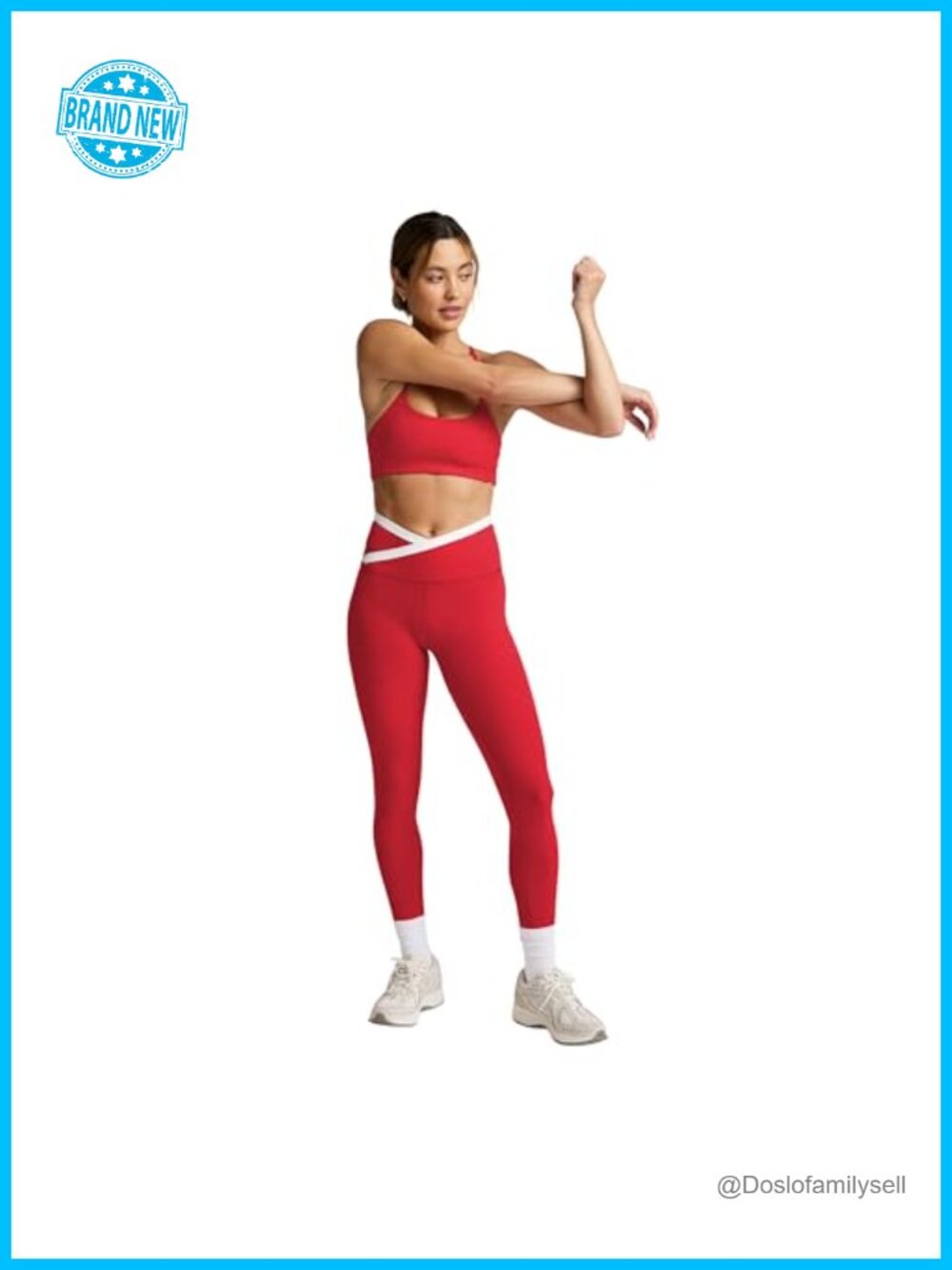 High Waisted Midi Leggings Spacedye Polyester Elastane Yoga